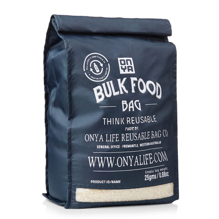 Reusable Bulk Food Bag Set - Large Charcoal