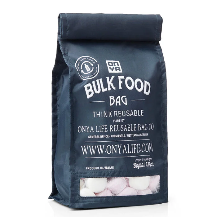 Reusable Bulk Food Bag - Medium Charcoal