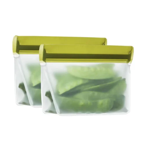 re)zip Stand-Up 1-Cup Reusable Storage Bags (2 Pack)
